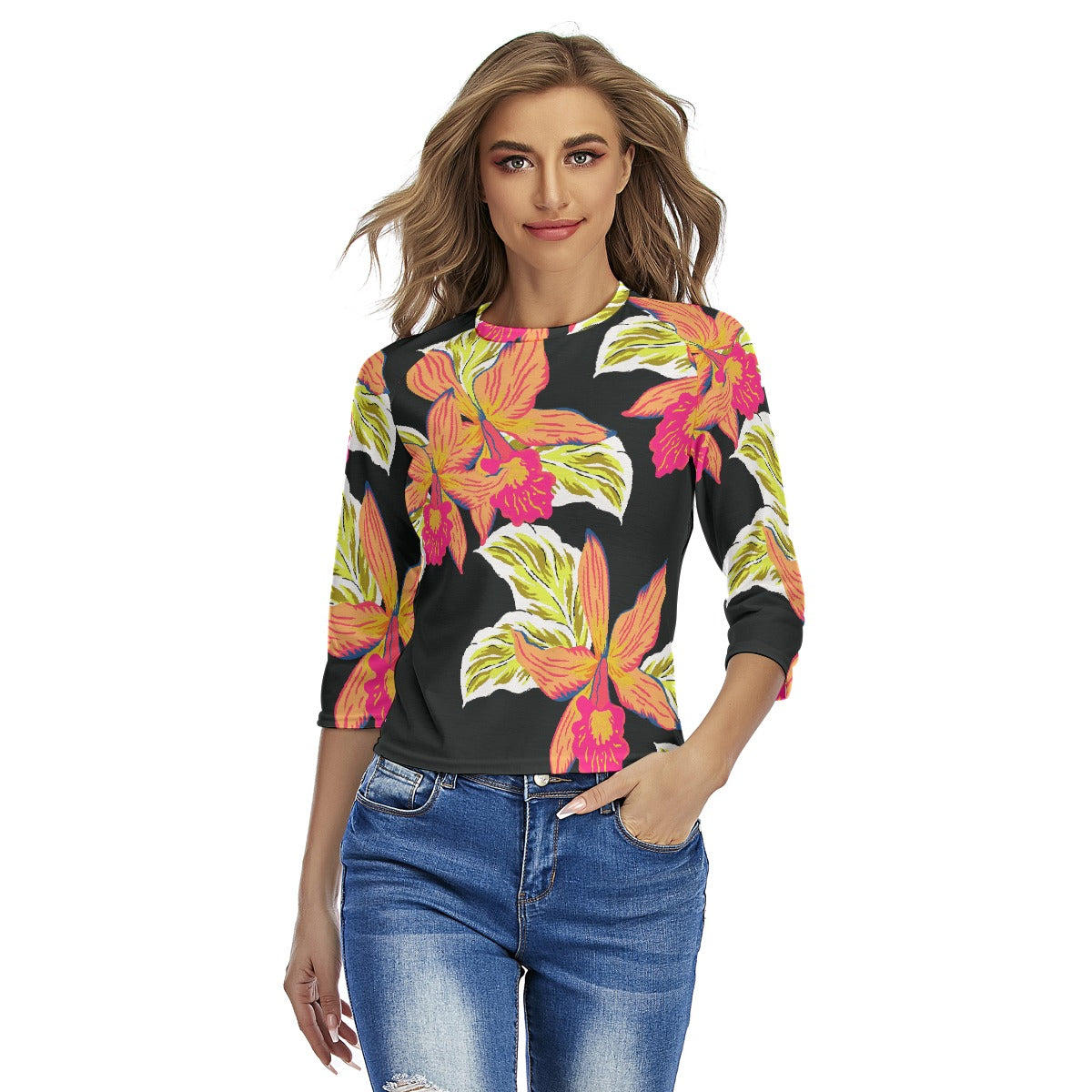 All-Over Print Women's Raglan Sleeves T-shirts