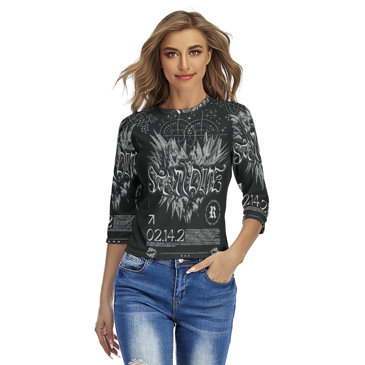 All-Over Print Women's Raglan Sleeves T-shirts