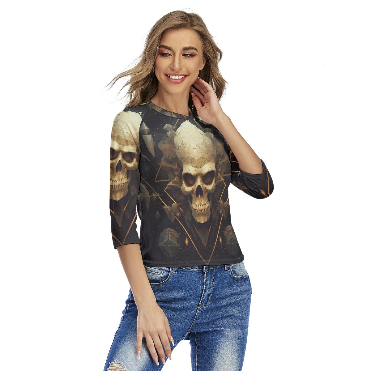 All-Over Print Women's Raglan Sleeves T-shirts