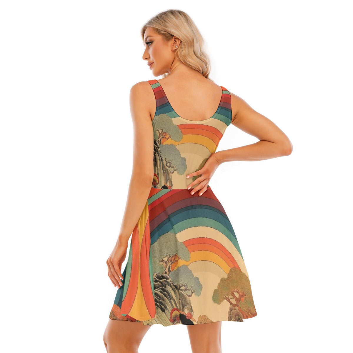 All-Over Print Women's Tank Vest Dress