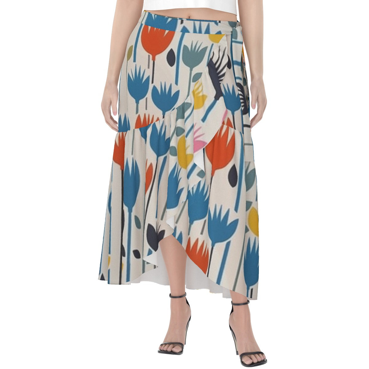 All-Over Print Women's Wrap Skirt