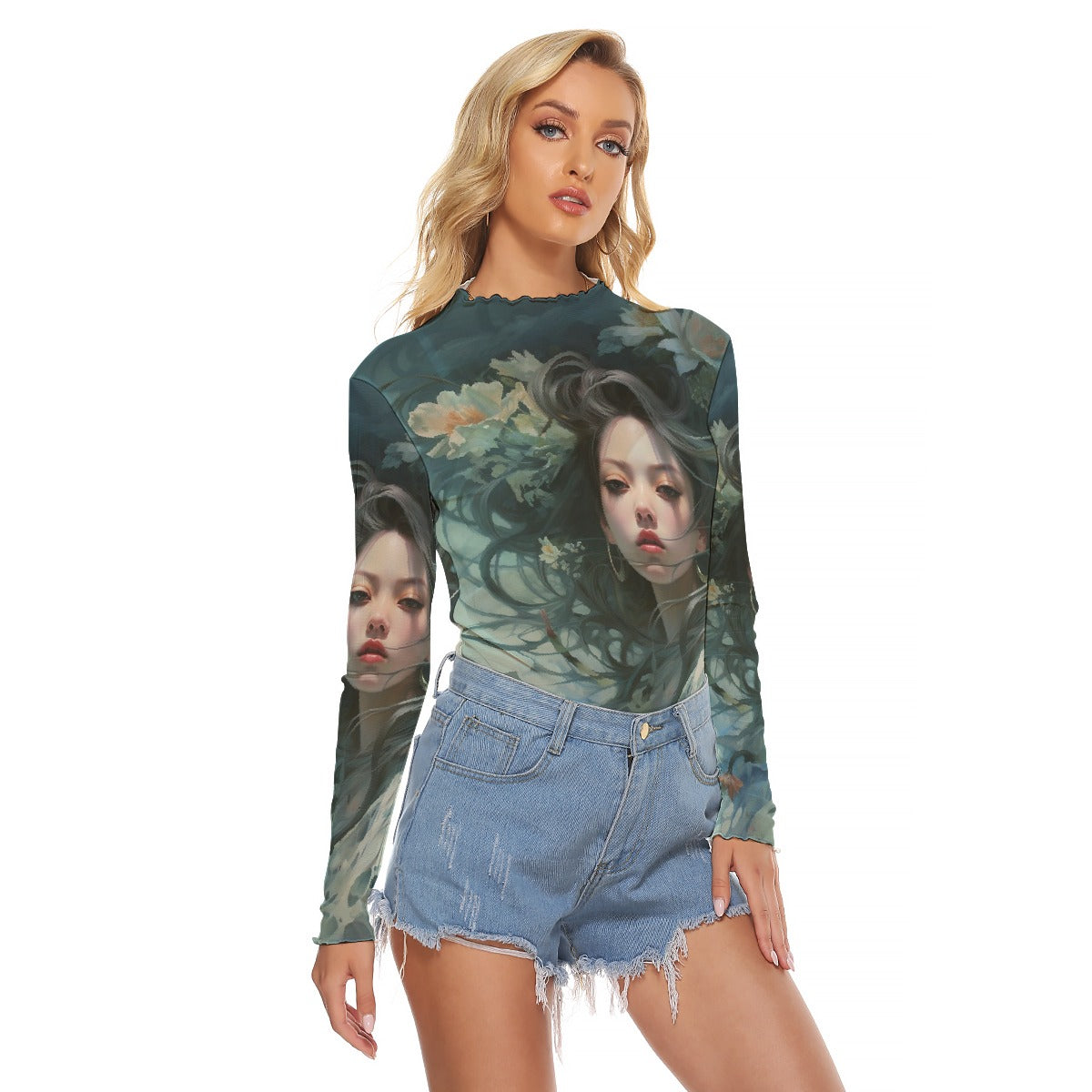 All-Over Print Women's Mesh T-shirt