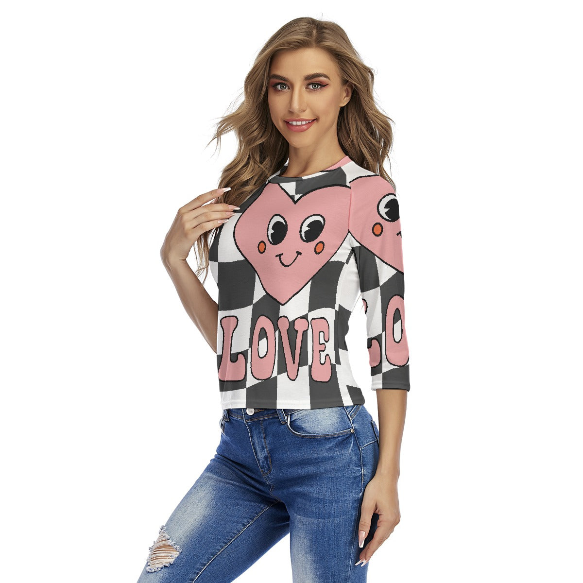 All-Over Print Women's Raglan Sleeves T-shirts