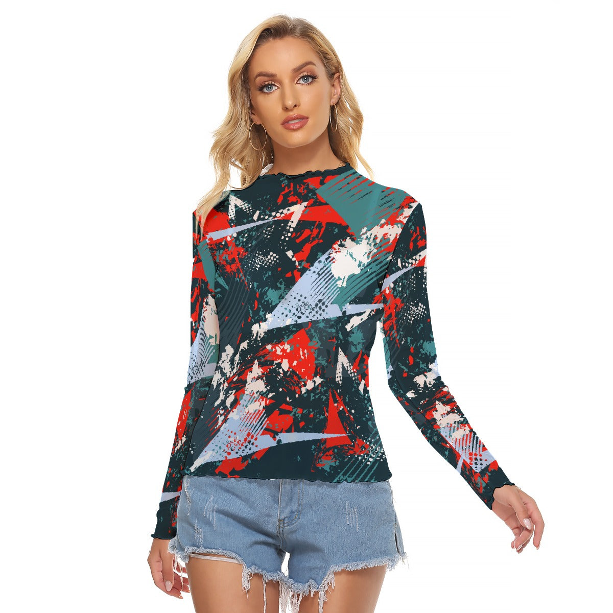 All-Over Print Women's Mesh T-shirt