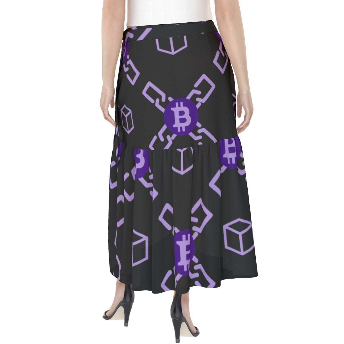 All-Over Print Women's Wrap Skirt