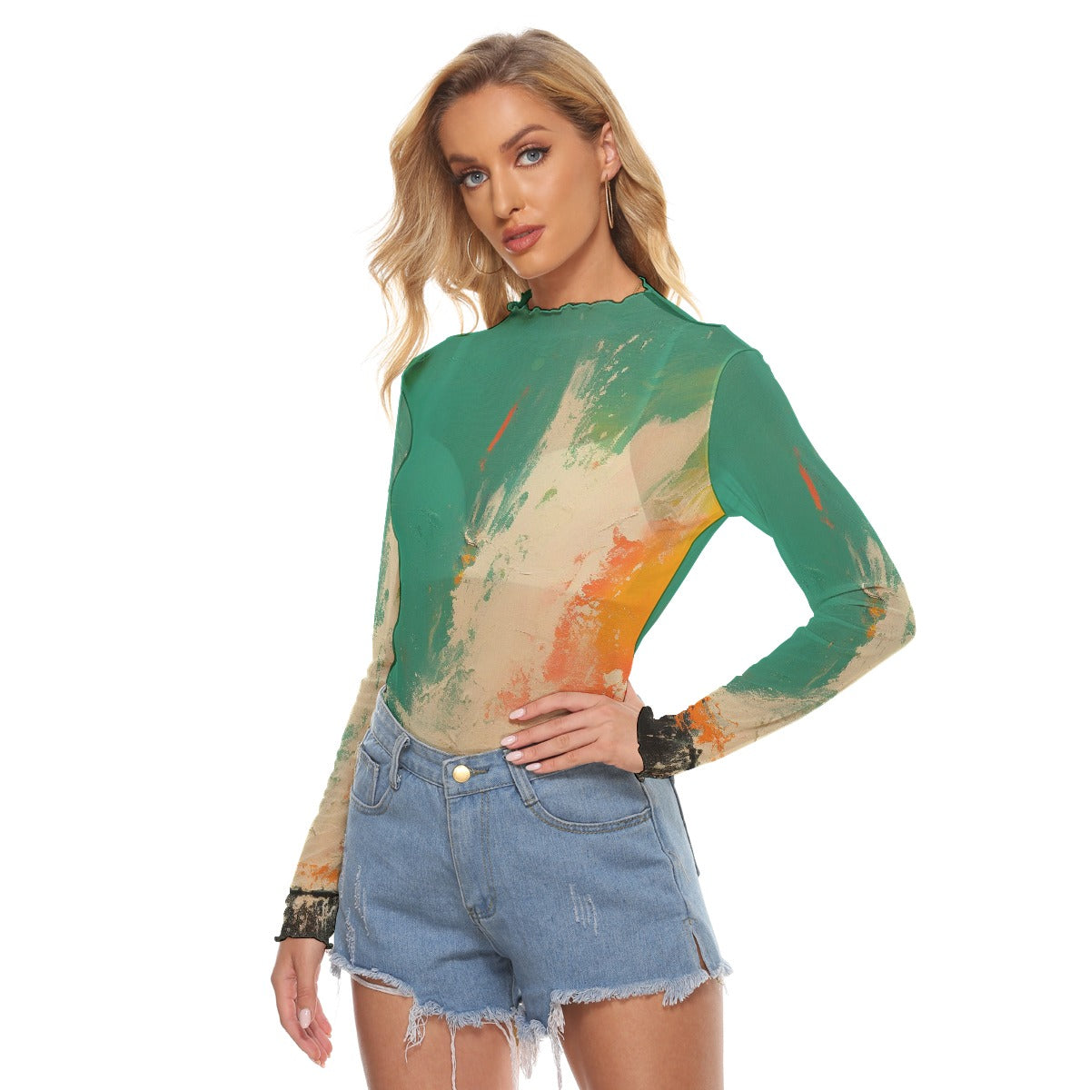 All-Over Print Women's Mesh T-shirt