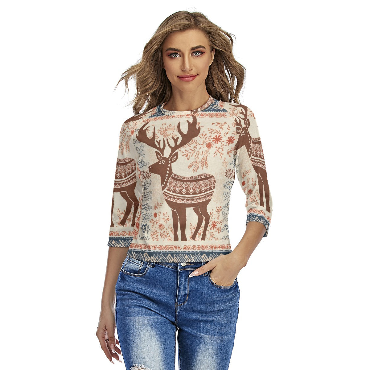 All-Over Print Women's Raglan Sleeves T-shirts