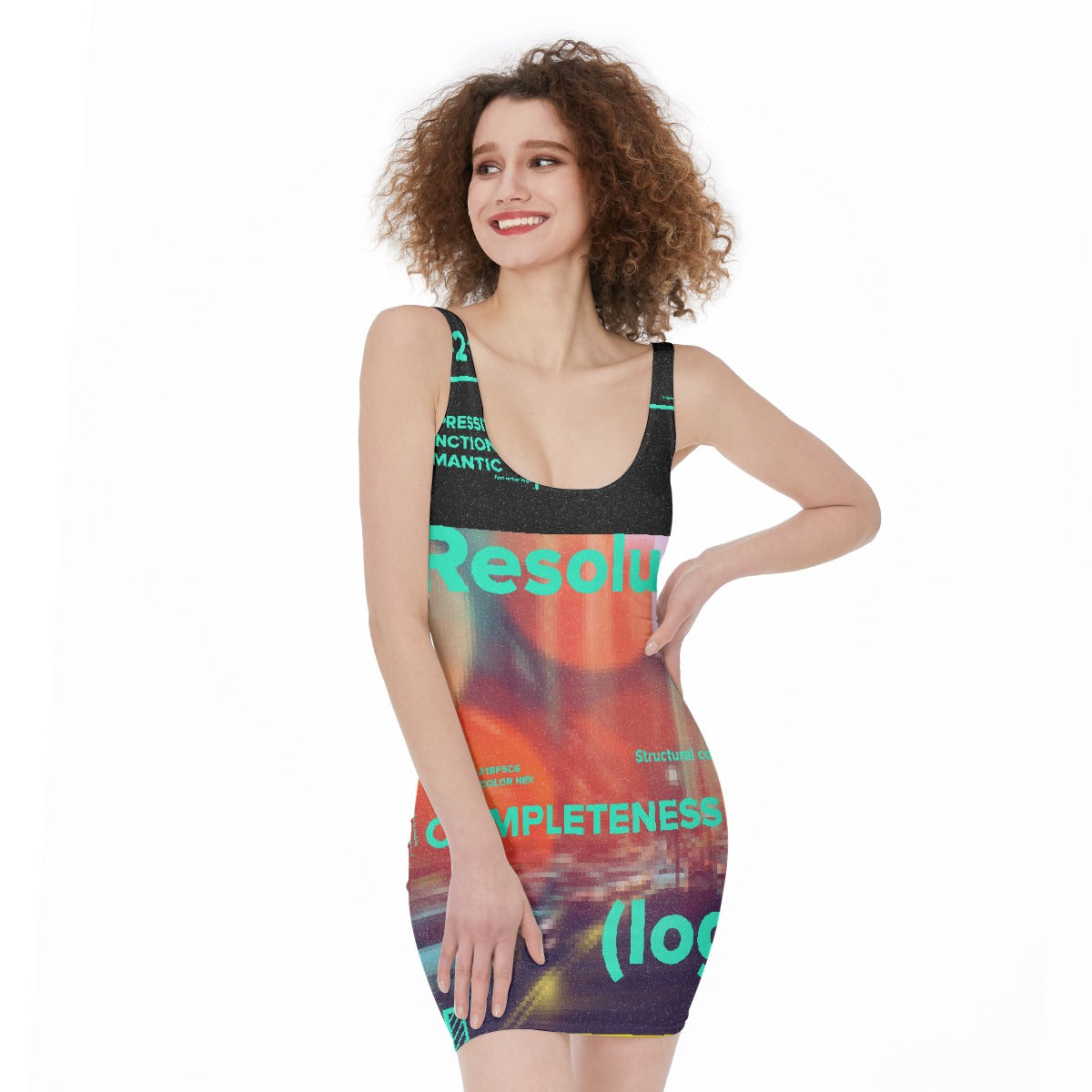 All-Over Print Women's Bodycon Dress