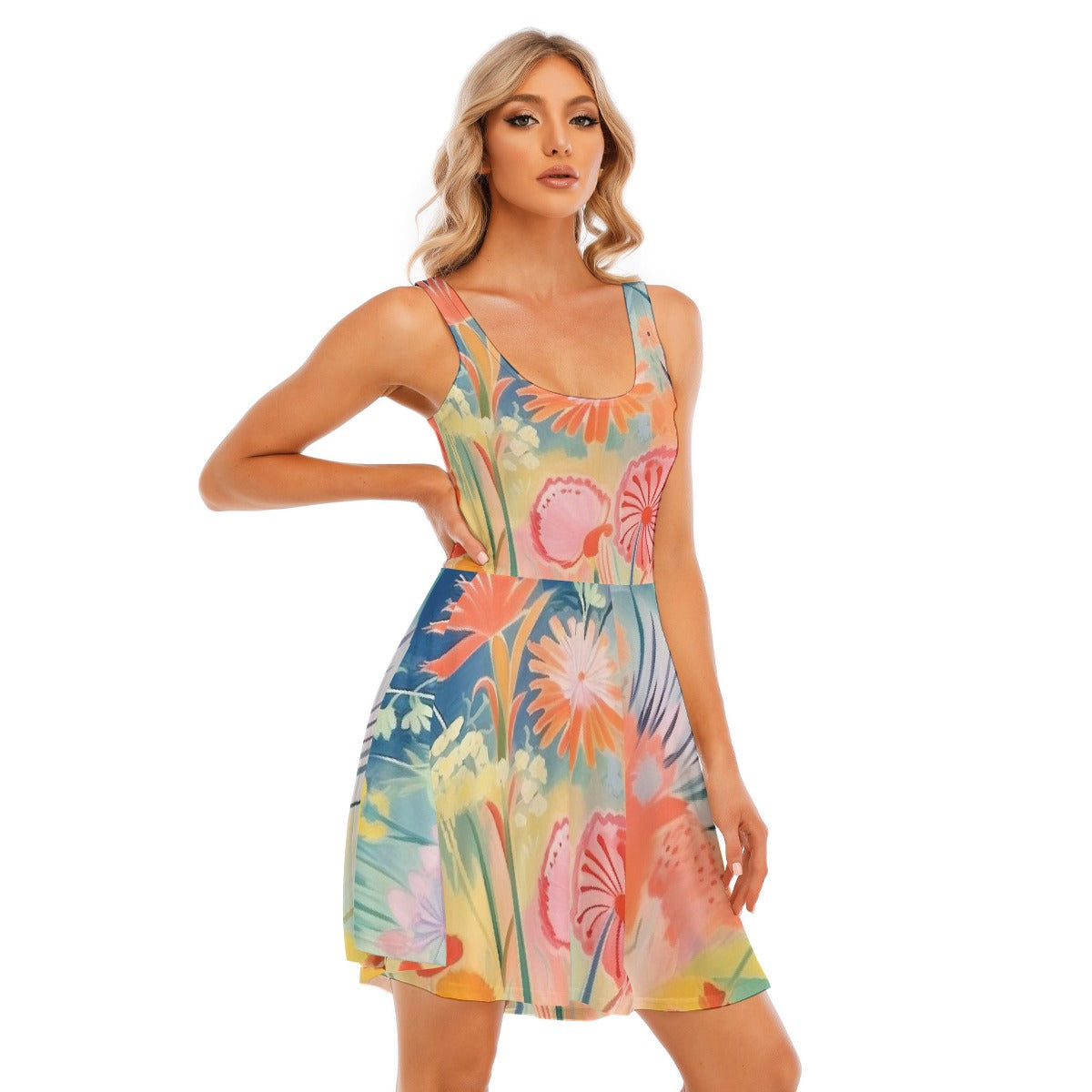 All-Over Print Women's Tank Vest Dress