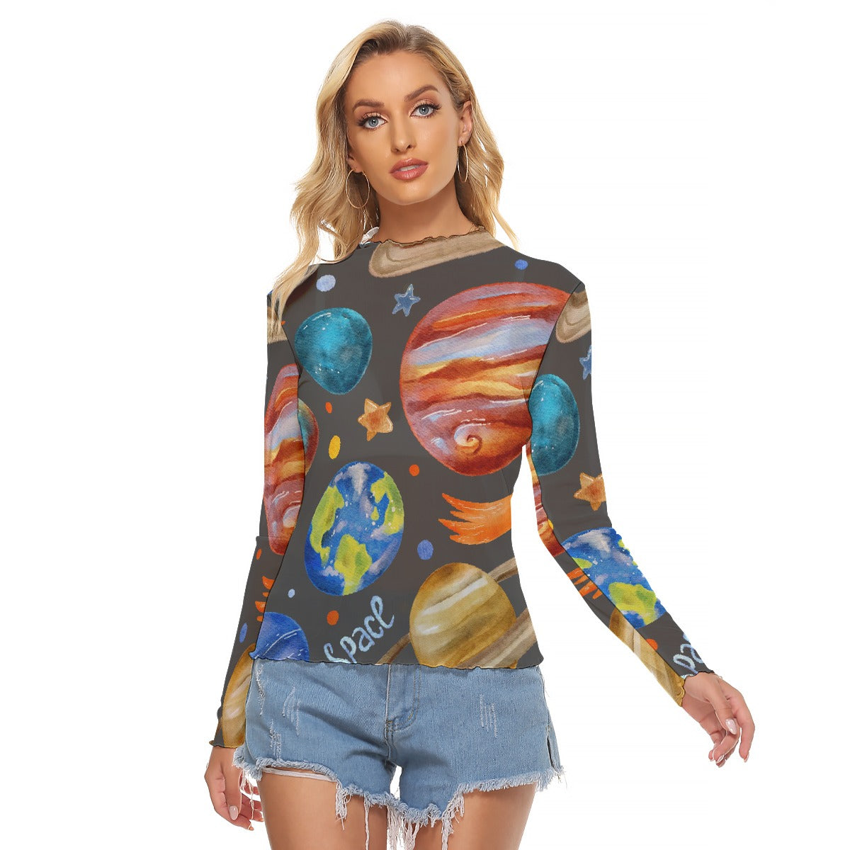 All-Over Print Women's Mesh T-shirt