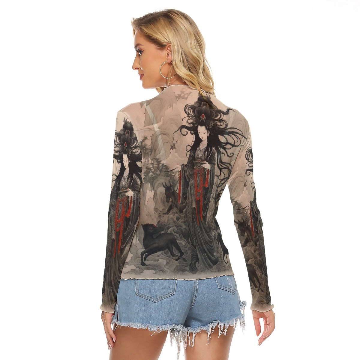 All-Over Print Women's Mesh T-shirt