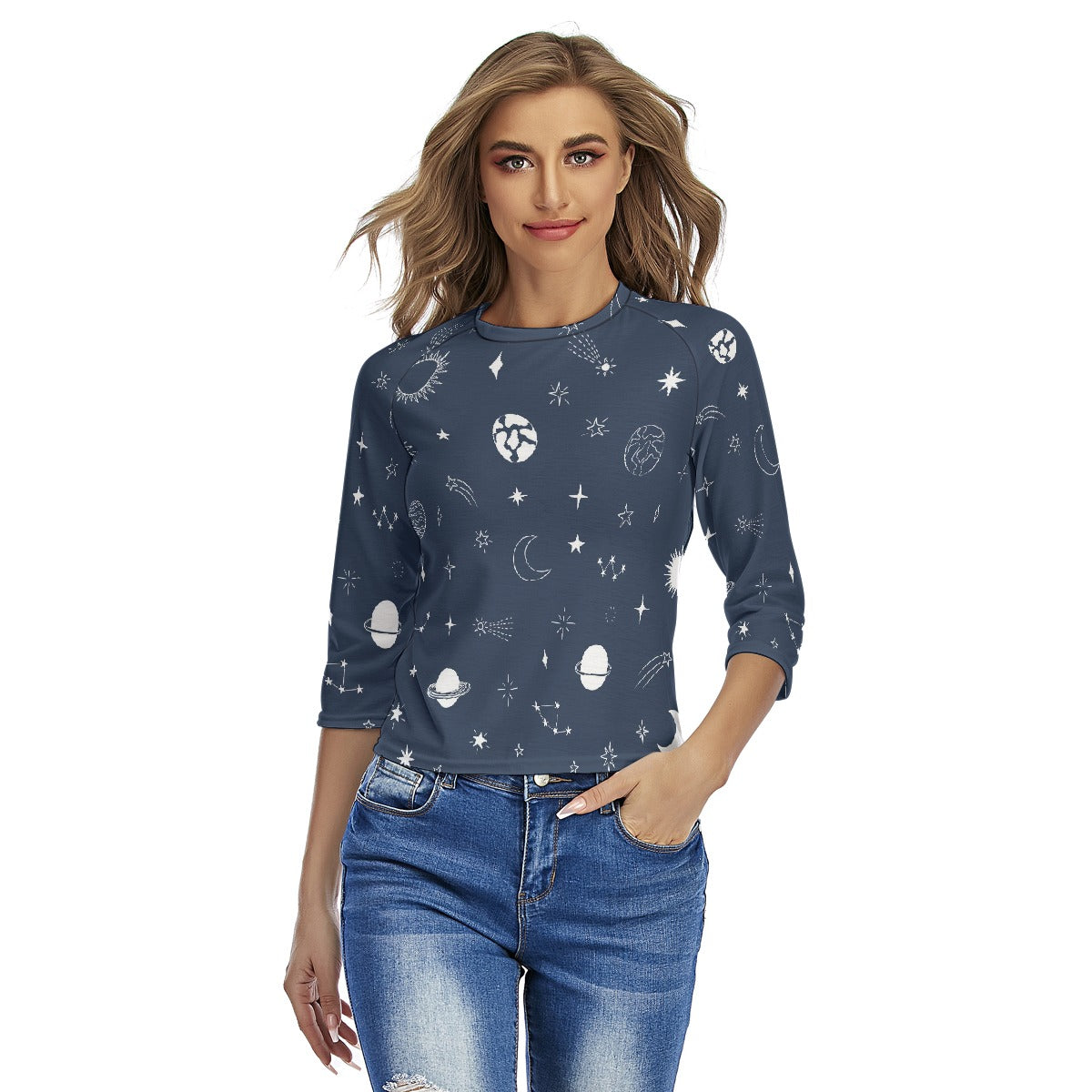 All-Over Print Women's Raglan Sleeves T-shirts