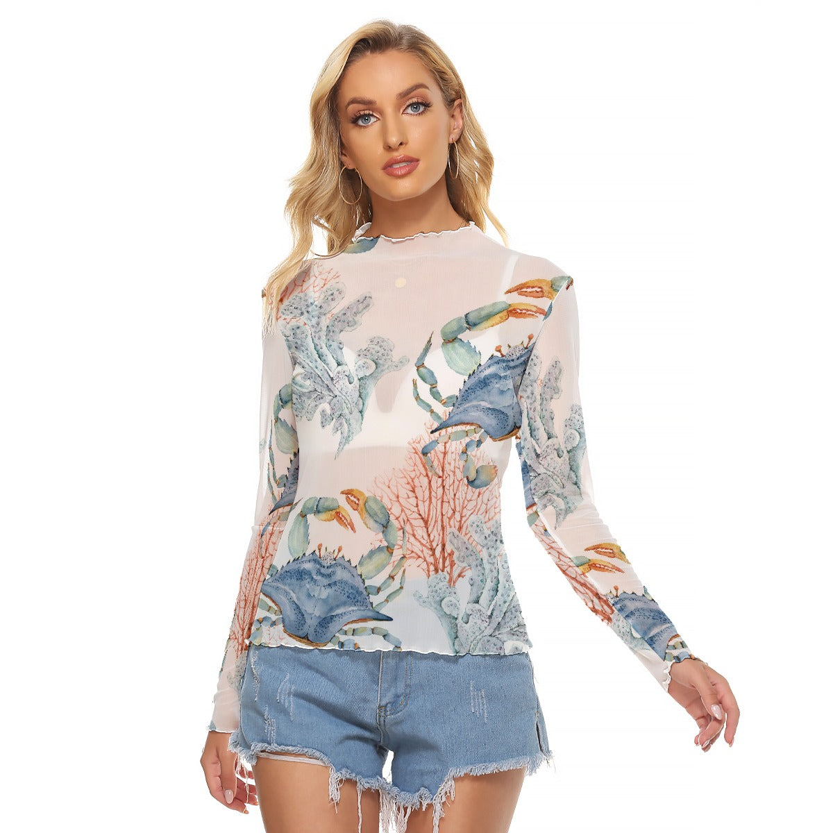 All-Over Print Women's Mesh T-shirt