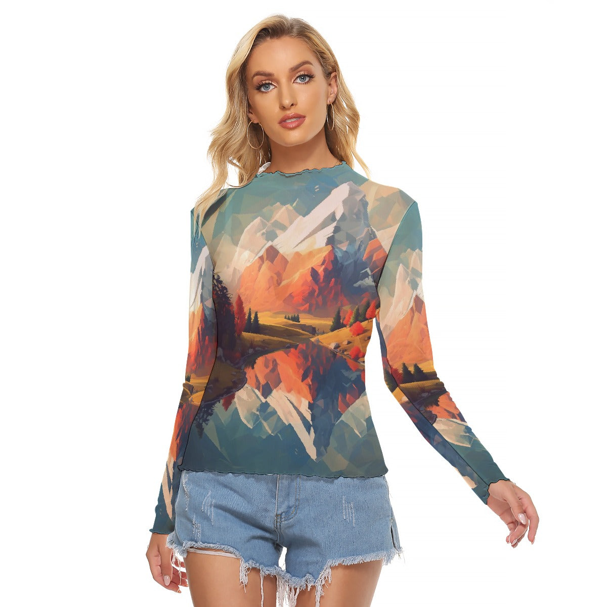 All-Over Print Women's Mesh T-shirt