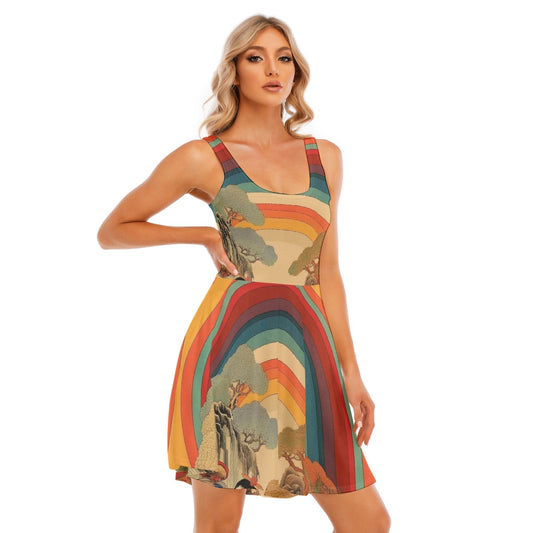 All-Over Print Women's Tank Vest Dress