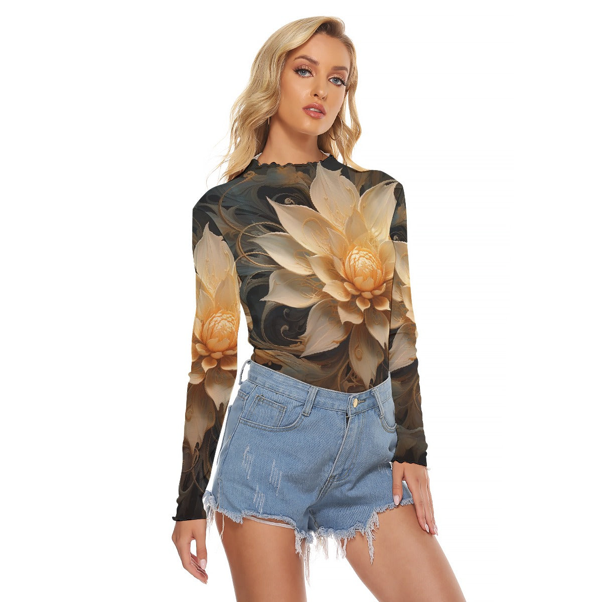 All-Over Print Women's Mesh T-shirt