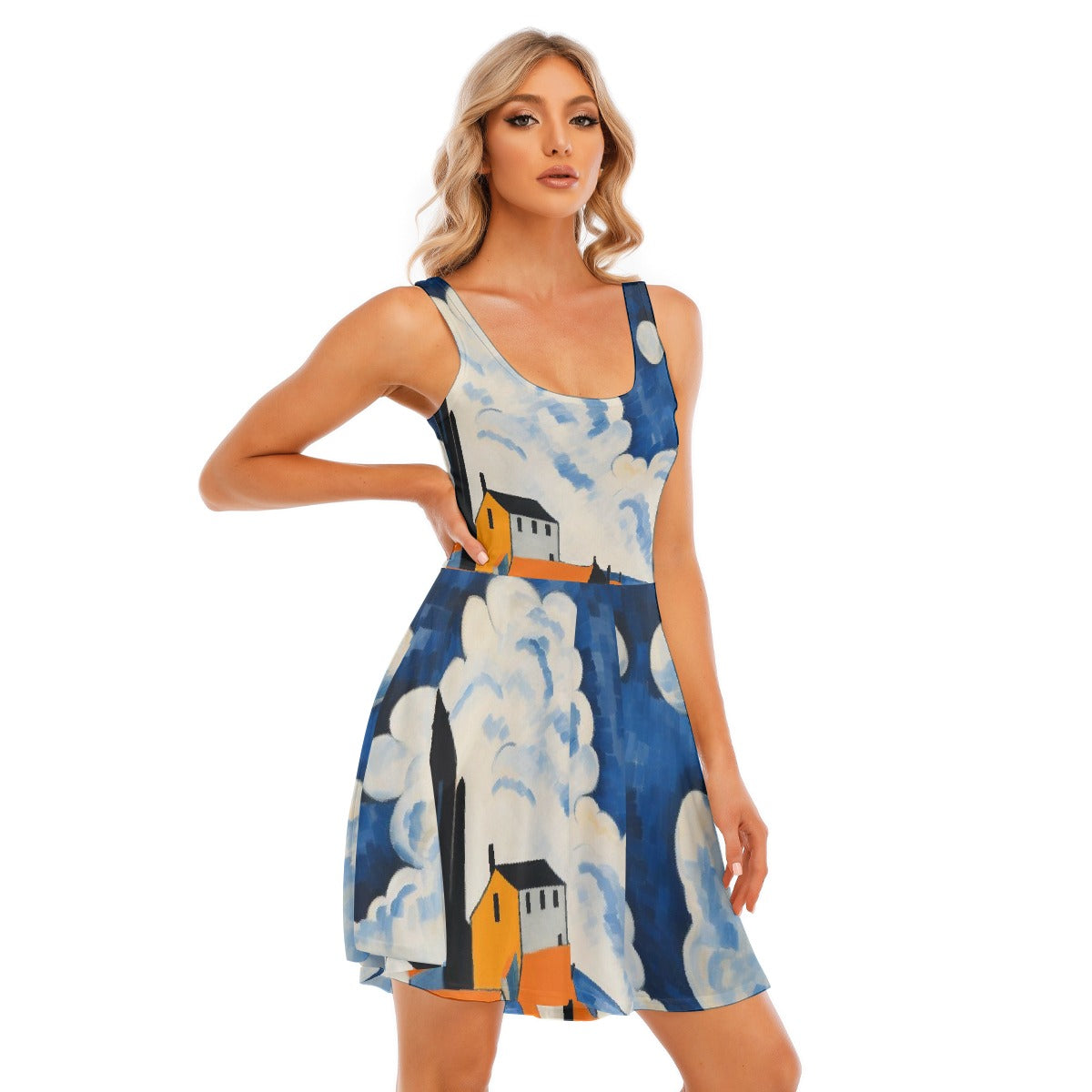 All-Over Print Women's Tank Vest Dress