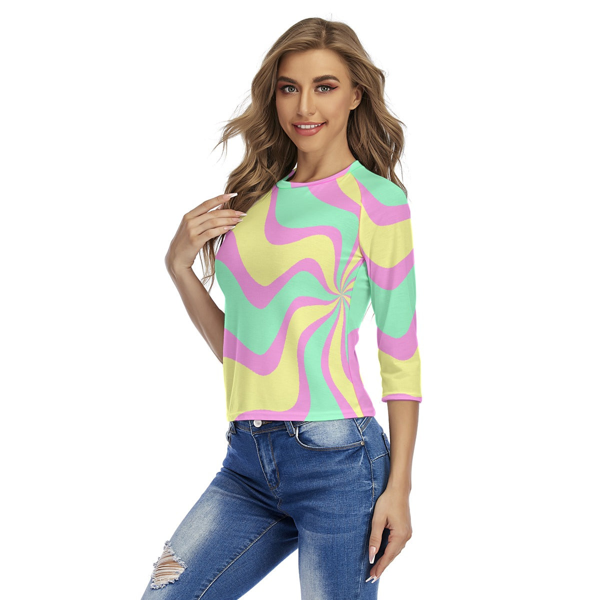 All-Over Print Women's Raglan Sleeves T-shirts