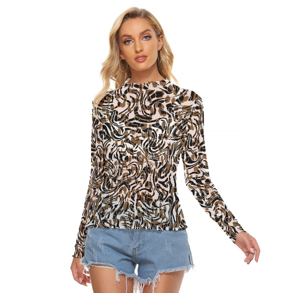 All-Over Print Women's Mesh T-shirt