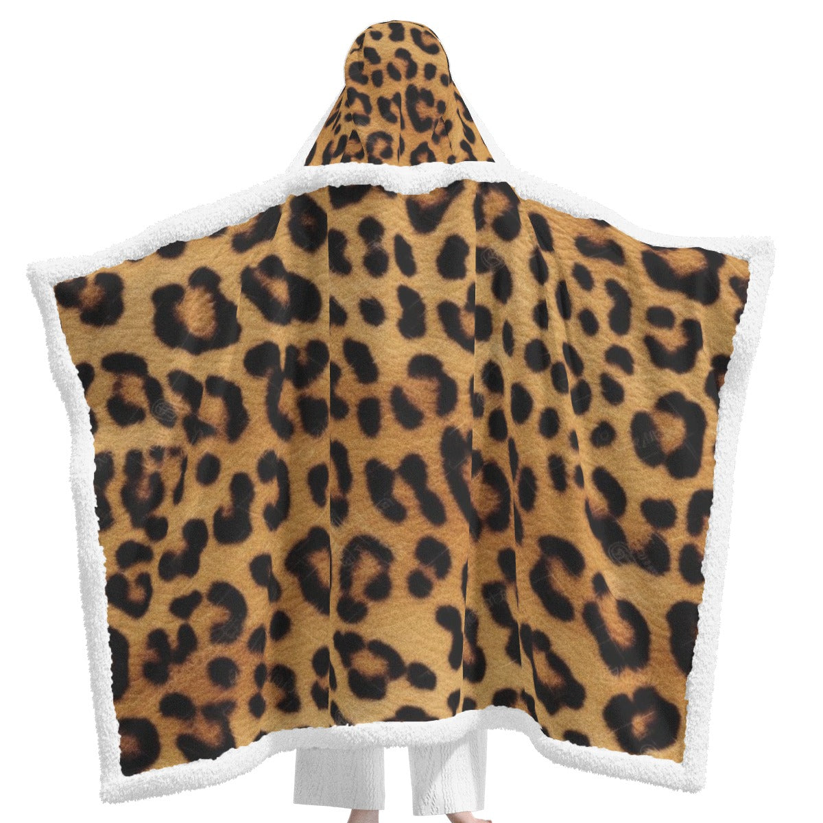 All-Over Print Unisex Wearable Hooded Blanket