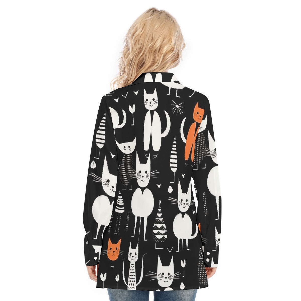 All-Over Print Women's Long Shirt