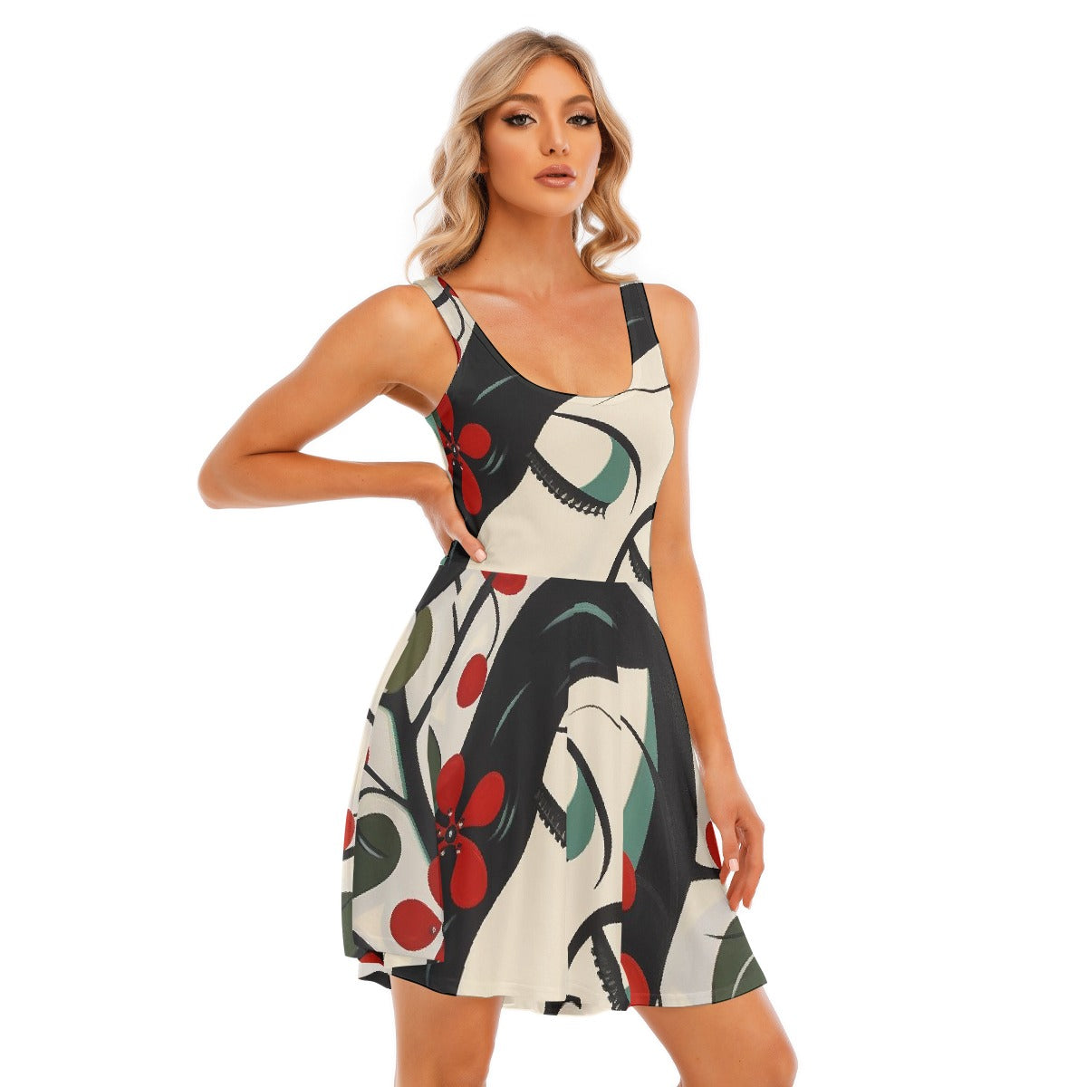 All-Over Print Women's Tank Vest Dress