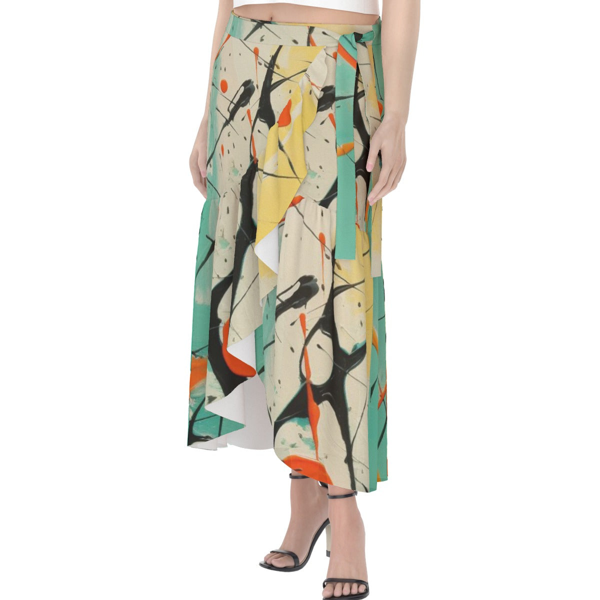 All-Over Print Women's Wrap Skirt