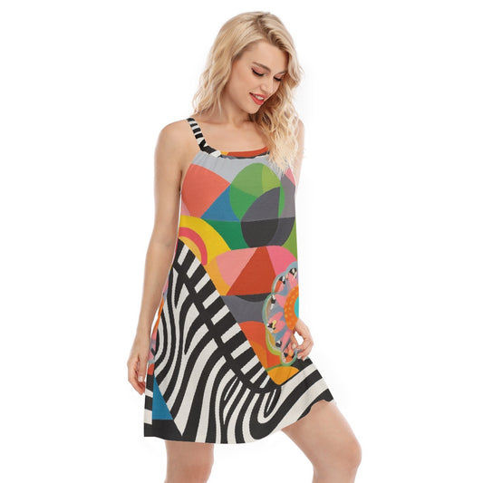 All-Over Print Women's Sleeveless Cami Dress