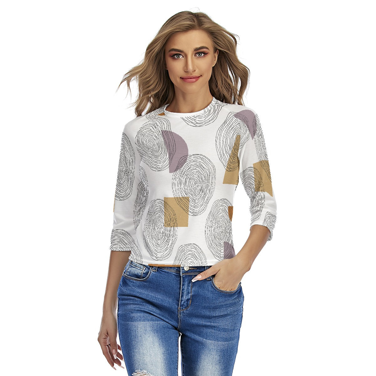 All-Over Print Women's Raglan Sleeves T-shirts