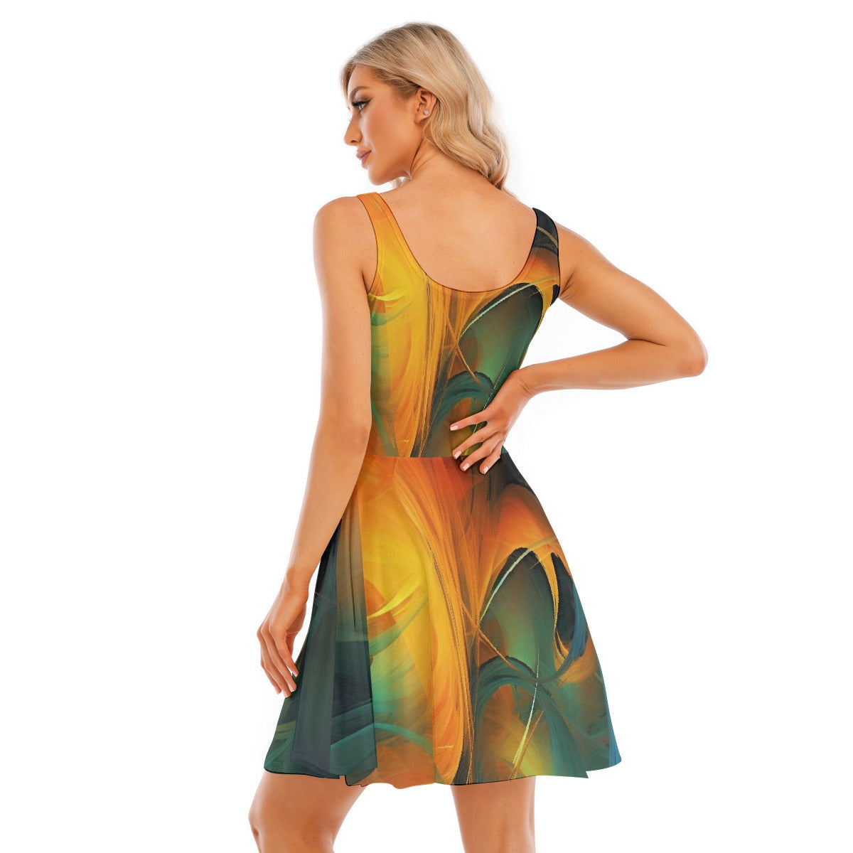 All-Over Print Women's Tank Vest Dress