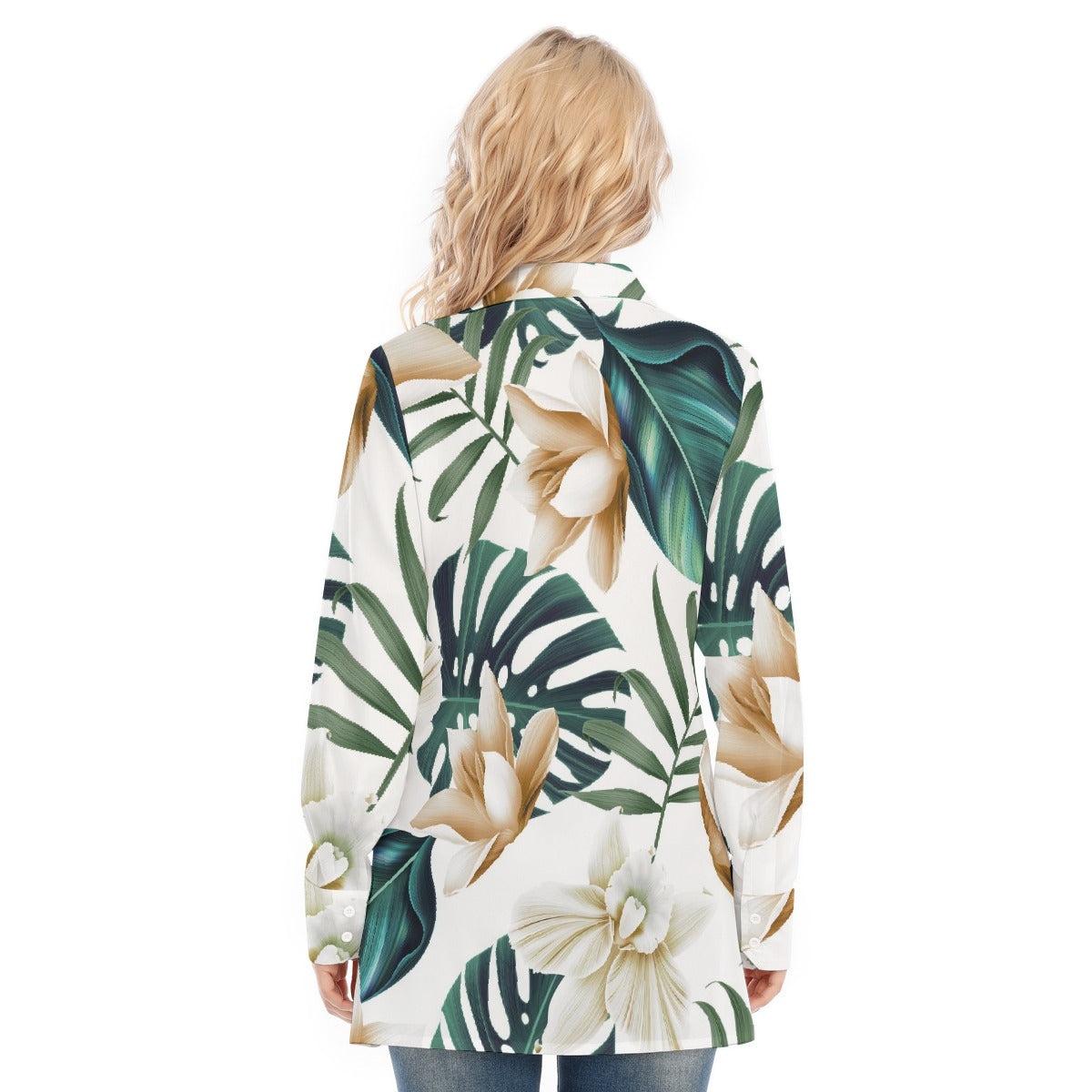 All-Over Print Women's Long Shirt