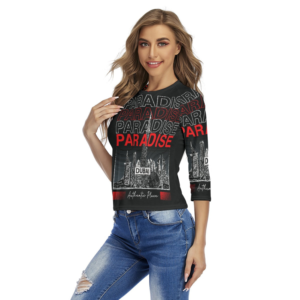 All-Over Print Women's Raglan Sleeves T-shirts