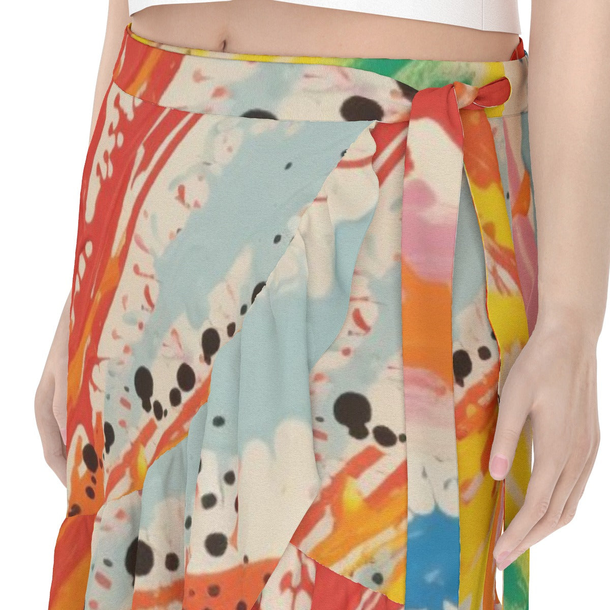 All-Over Print Women's Wrap Skirt