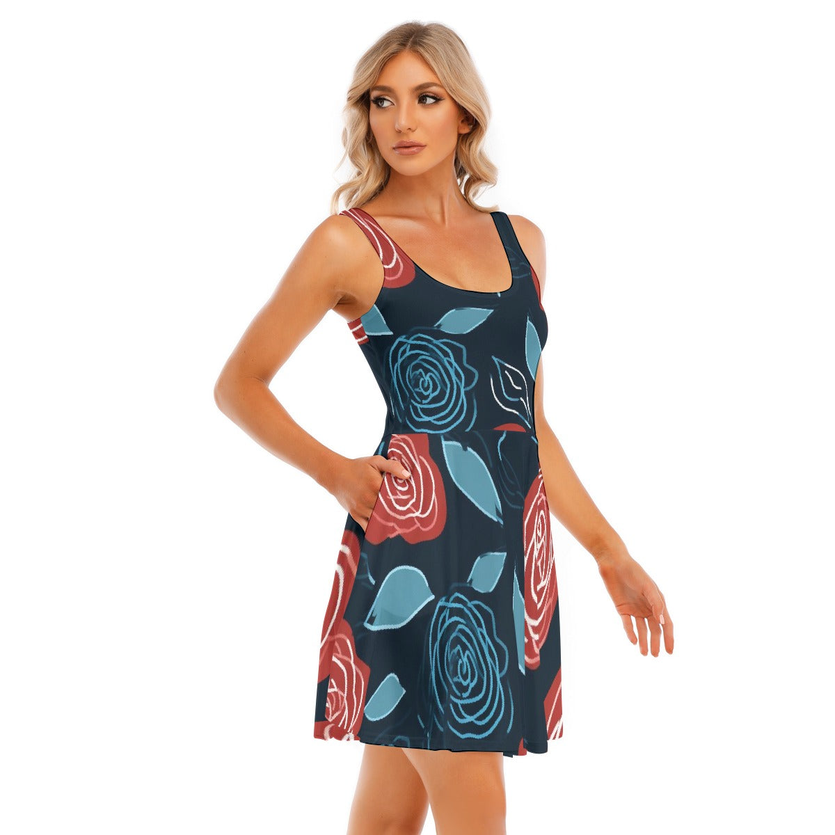 All-Over Print Women's Tank Vest Dress