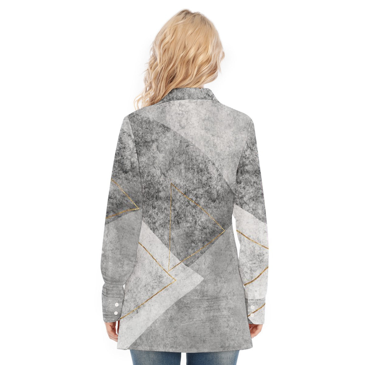 All-Over Print Women's Long Shirt