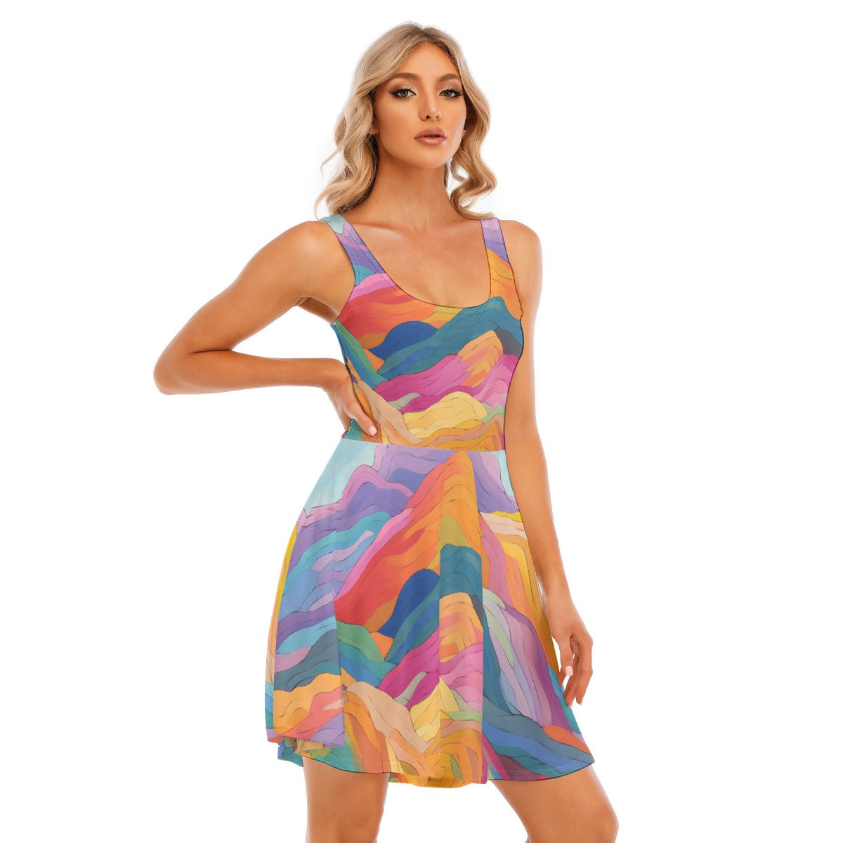 All-Over Print Women's Tank Vest Dress