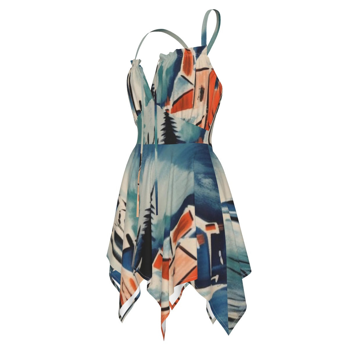 All-Over Print Women's Slip Dress