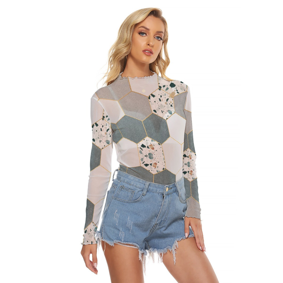 All-Over Print Women's Mesh T-shirt