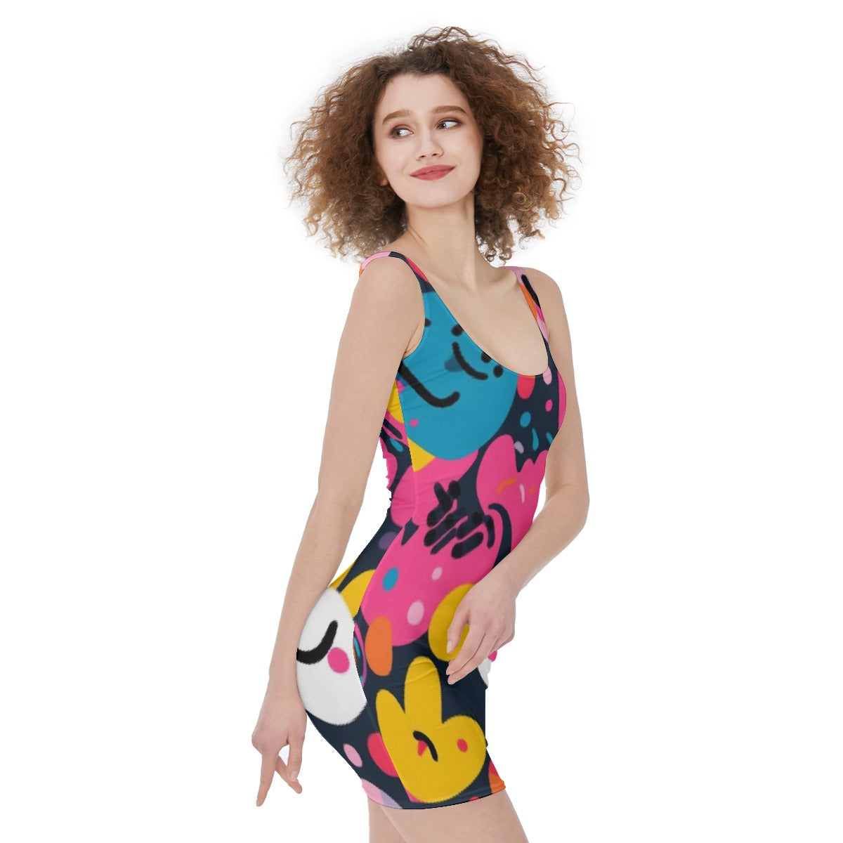 All-Over Print Women's Bodycon Dress