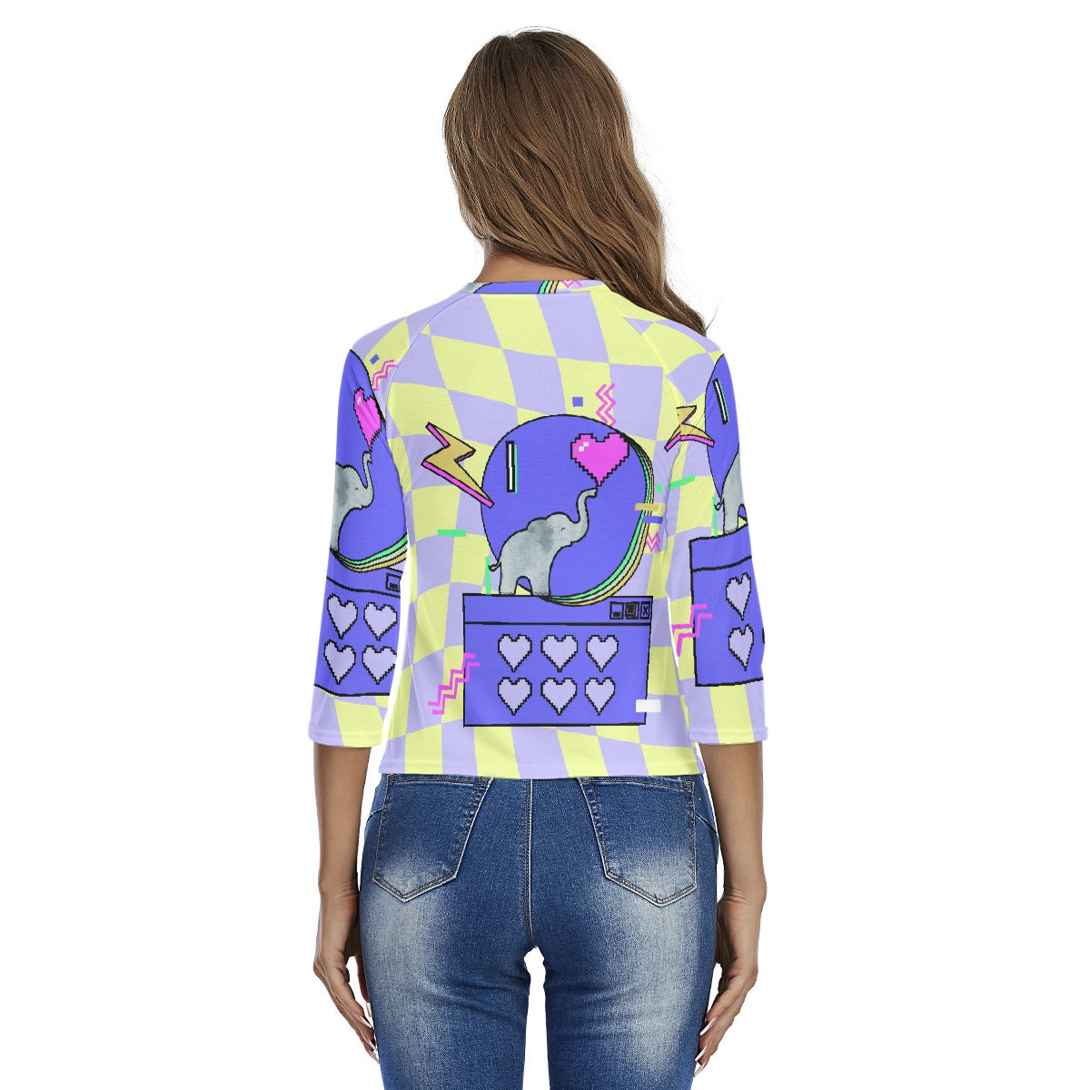 All-Over Print Women's Raglan Sleeves T-shirts