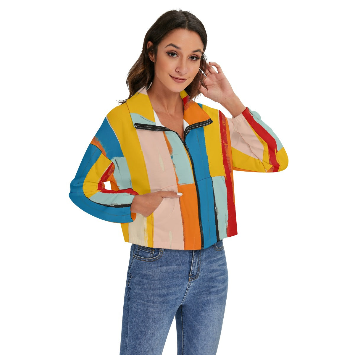 All-Over Print Women's Zip Jacket