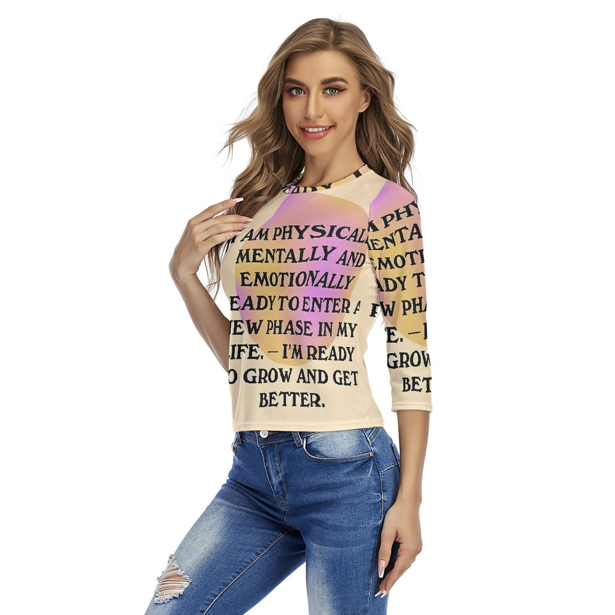 All-Over Print Women's Raglan Sleeves T-shirts