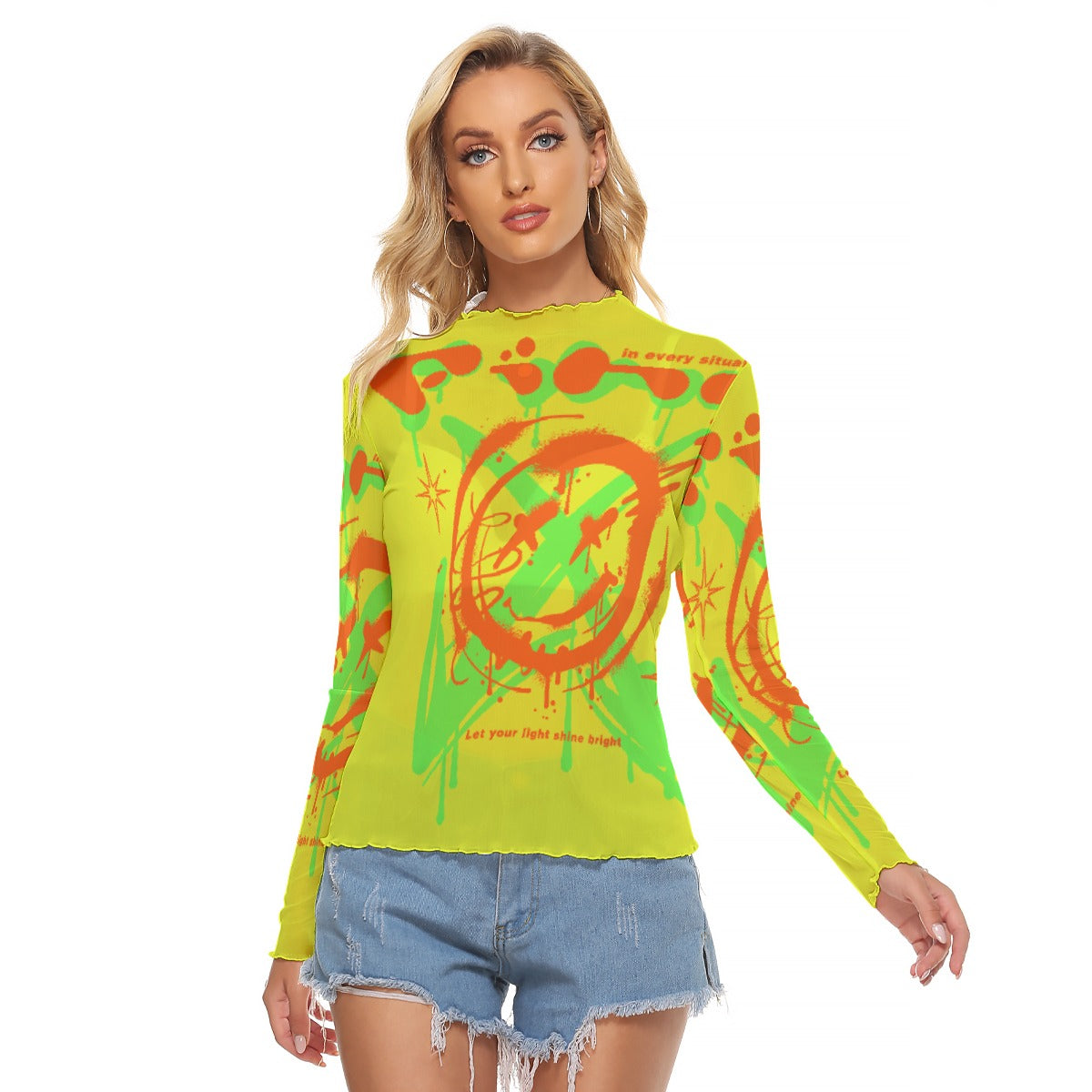 All-Over Print Women's Mesh T-shirt