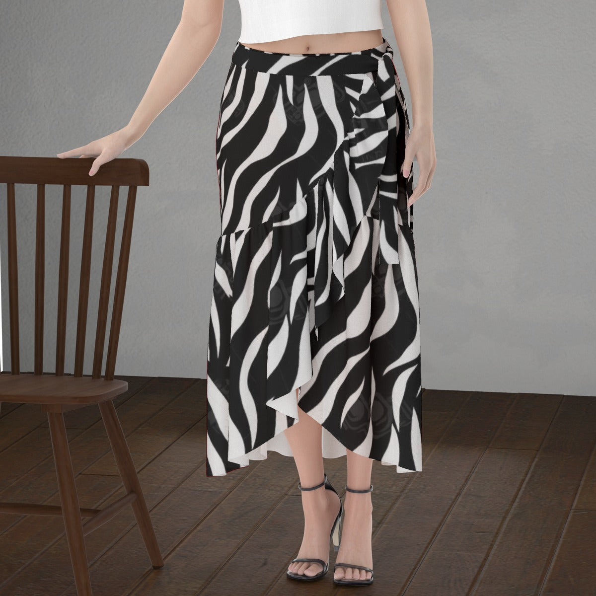 All-Over Print Women's Wrap Skirt