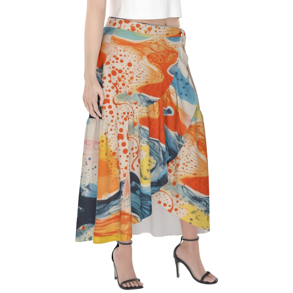 All-Over Print Women's Wrap Skirt