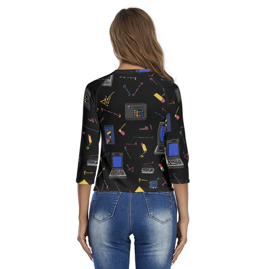 All-Over Print Women's Raglan Sleeves T-shirts