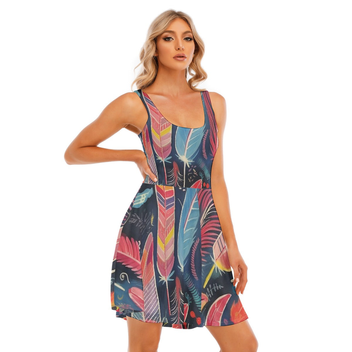 All-Over Print Women's Tank Vest Dress