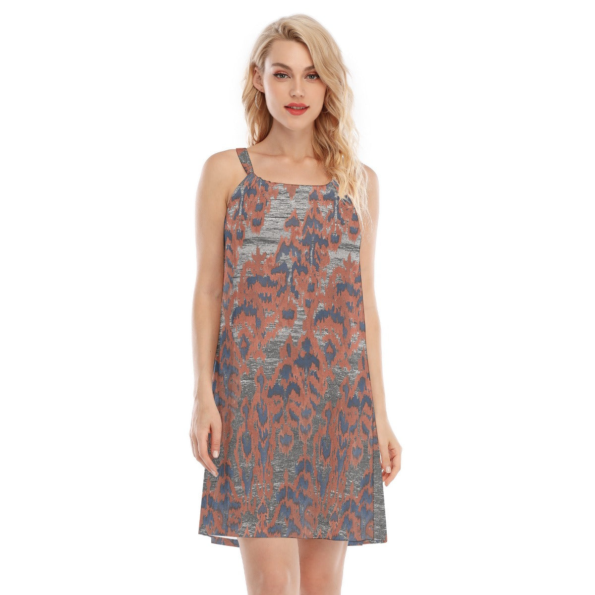 All-Over Print Women's O-neck Cami Dress