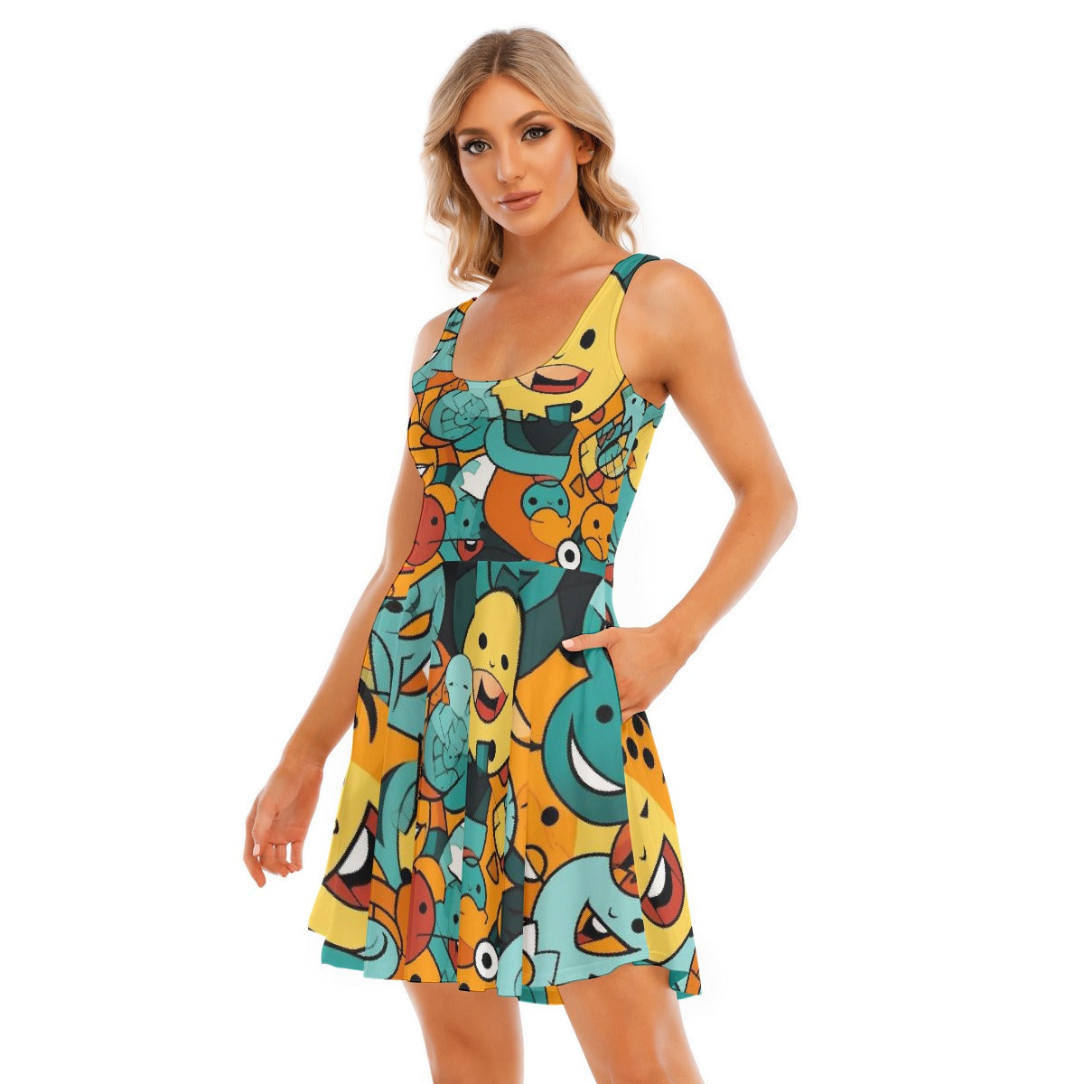 All-Over Print Women's Tank Vest Dress