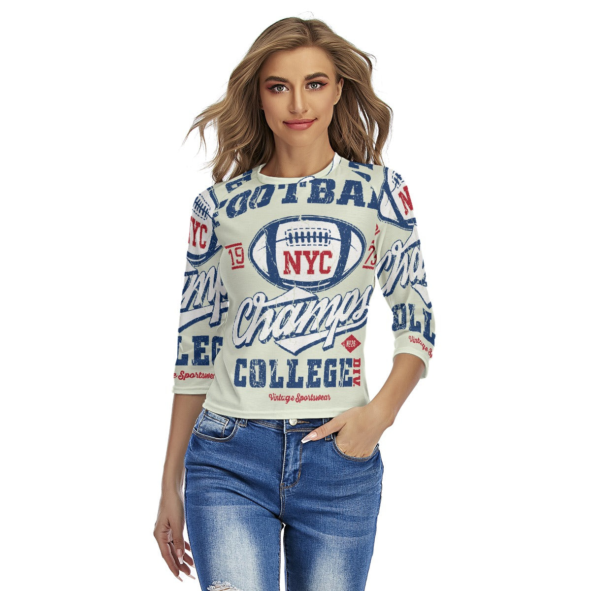 All-Over Print Women's Raglan Sleeves T-shirts